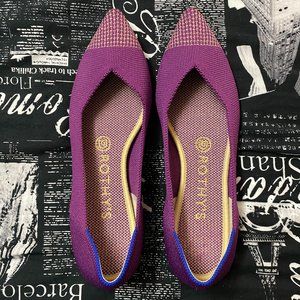 Rothy's Mulberry Captoe The Point - Size 7.5